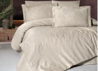 Постельное белье сатин жаккард First Choice - Herra Cappuccino (Turkey), евро